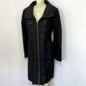 Johnny Was Black Trench Coat